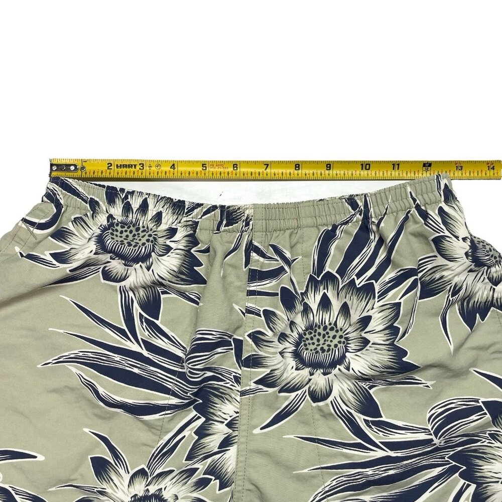 Patagonia Baggies 4” Mesh Lined Green Floral Shorts Size XS Swim Trunks Outdoor - Picture 8 of 9